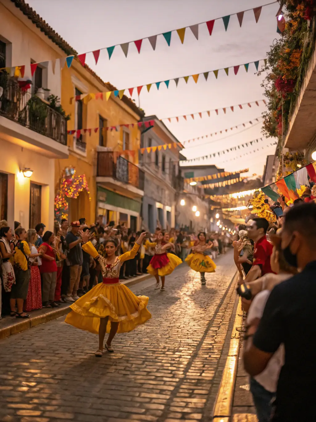 A vibrant image of the Notting Hill Carnival, capturing the energy and cultural diversity of this annual London event.